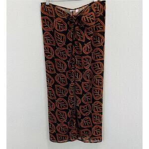 VICTORIA'S SECRET Sheer Wide Leg Pants Swim Beach Tie Front Cover Up Small